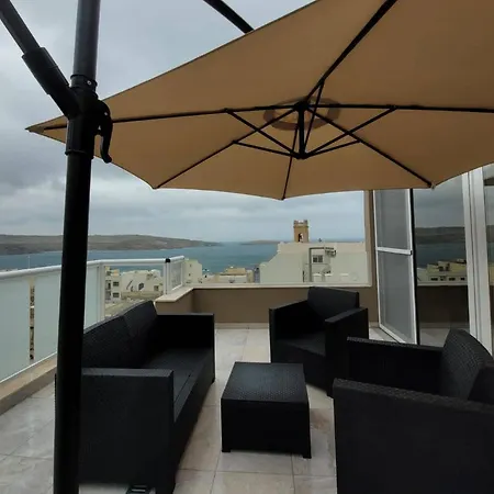 St Paul'S Bay New Modern Penthouse 2 Minutes From Beach Seascape Stays San Pawl il-Baħar Kültér fotó
